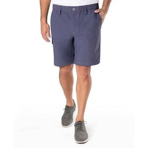 Tori Richard Men's R & R Size 40 Navy 8" Inseam Performance Cargo Shorts